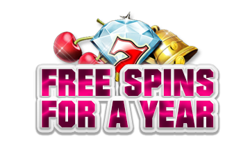 free spins for a year