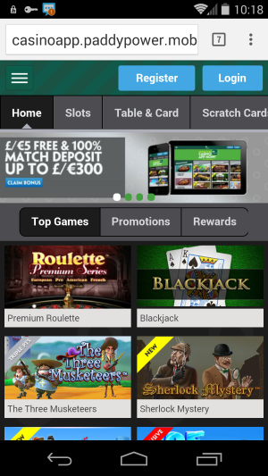 paddypower mobile casino