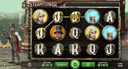 steam tower slot machine